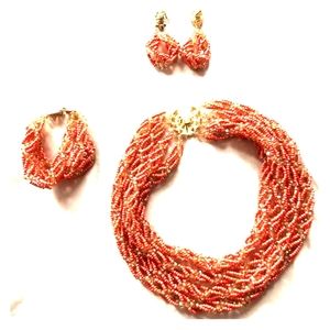 3 piece African jewelry set